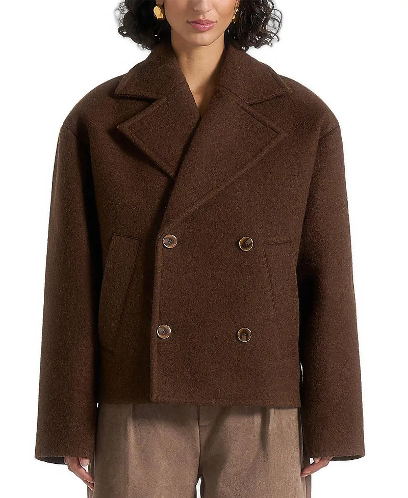 Mika Double Breasted Jacket by Maniere De Voir