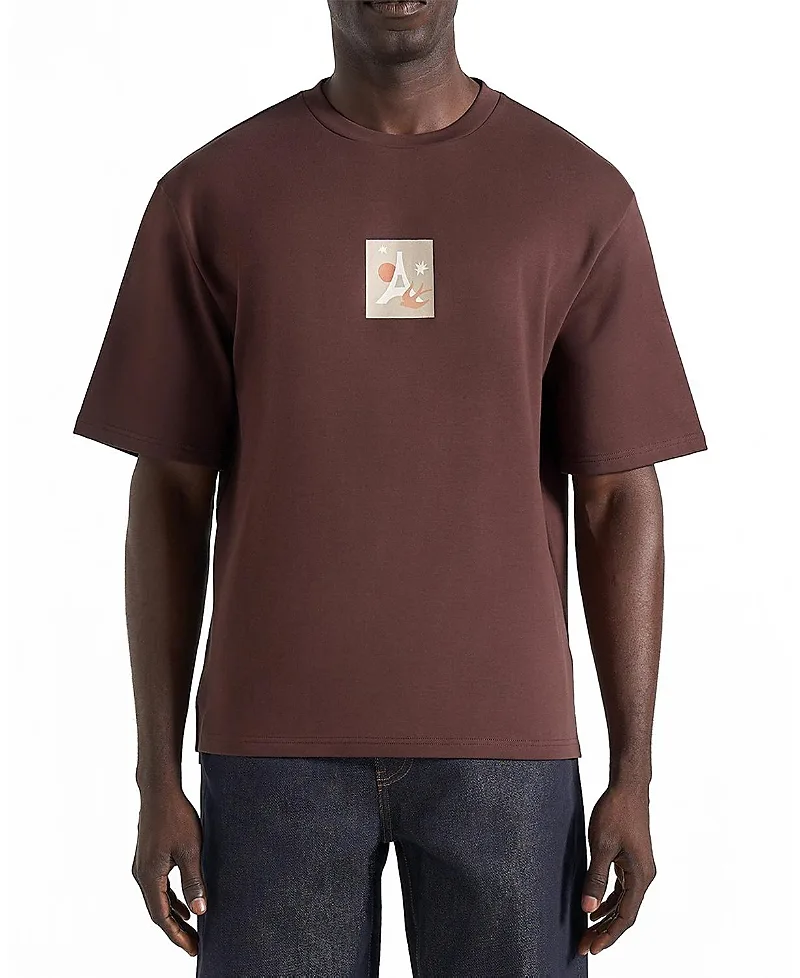 Thibault Bird Detail Cotton T-Shirt by Maniere De Voir