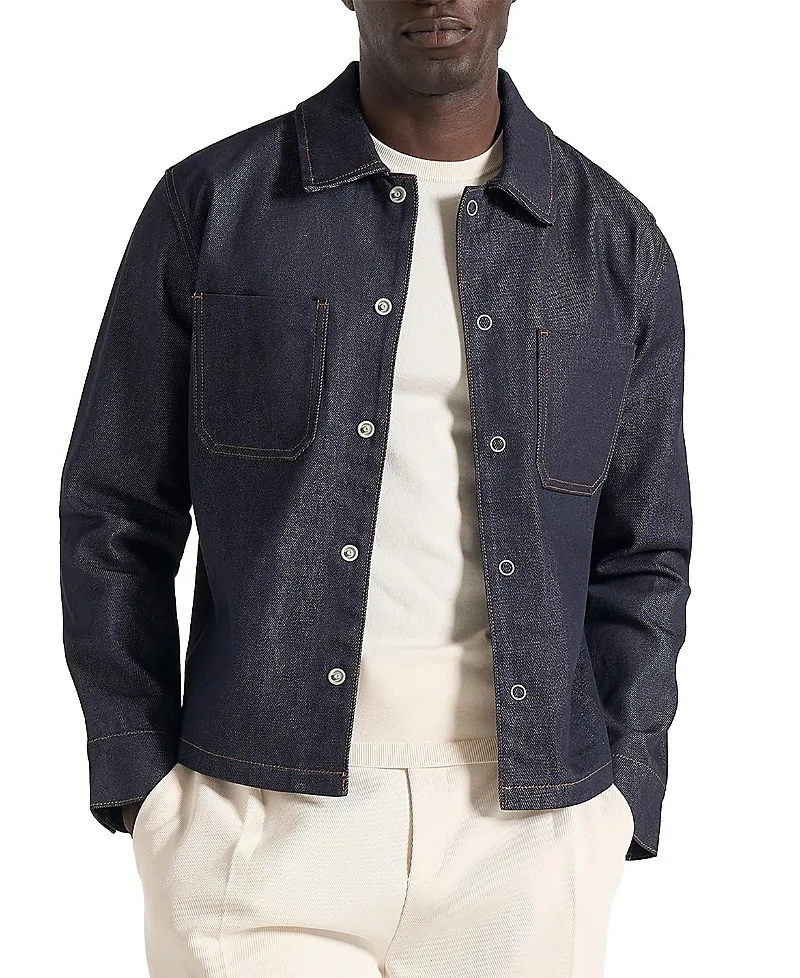 Asher Denim Shirt by Maniere De Voir