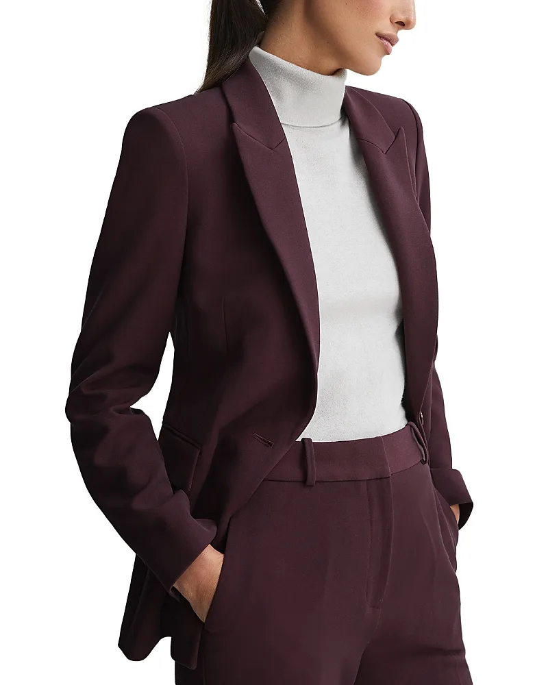 Gabi Tailored Single Breasted Suit Blazer by Reiss