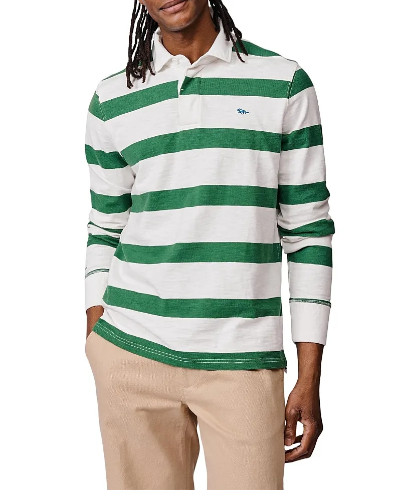 Irnham Long Sleeve Collared Rugby Shirt by Aubin
