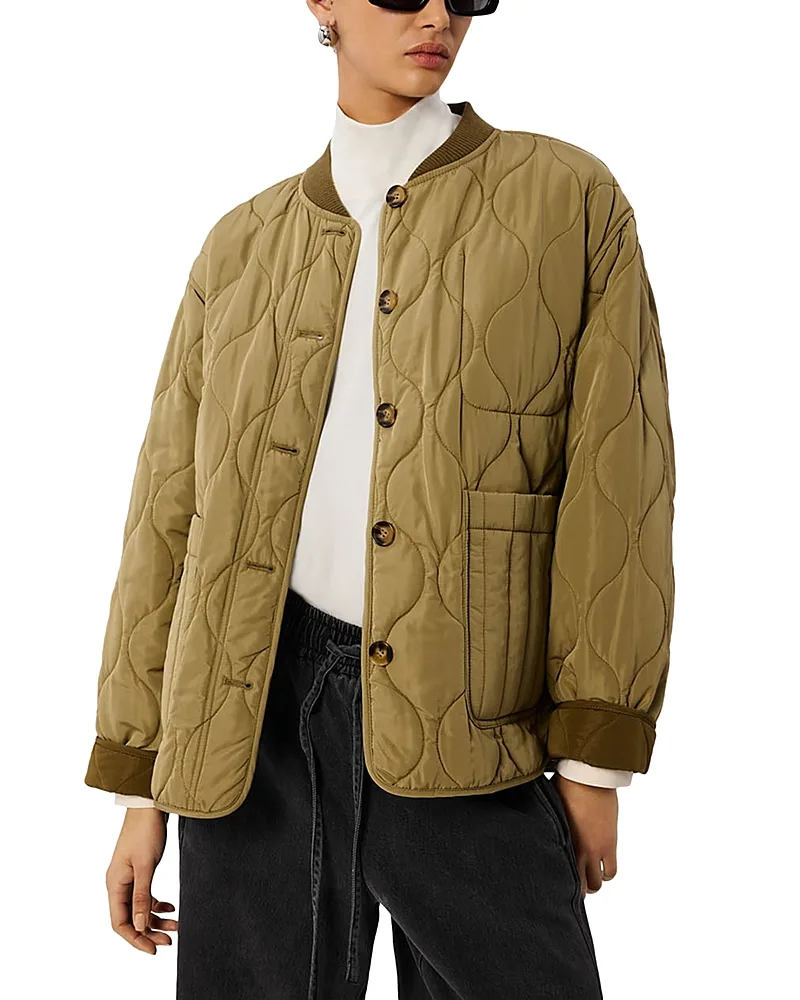Reversible Quilted Coat by Whistles