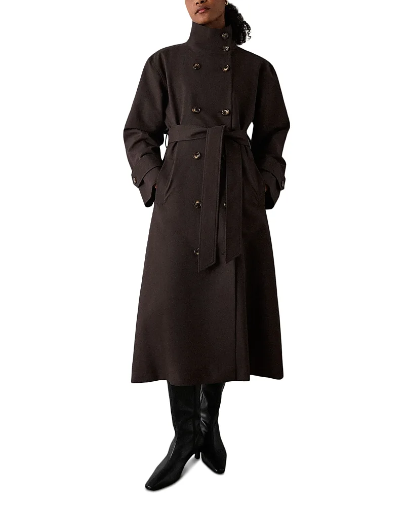 Funnel Neck Trench Coat by Whistles