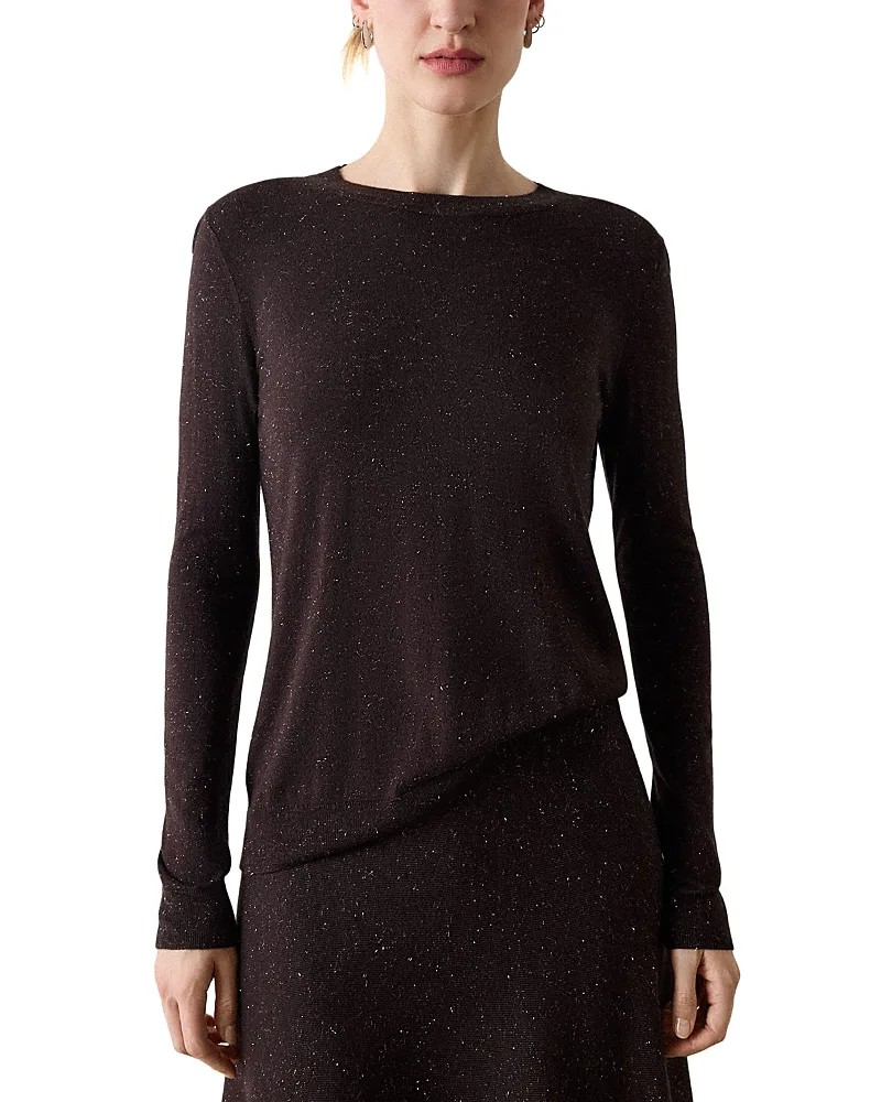 Annie Sparkle Crewneck Sweater by Whistles