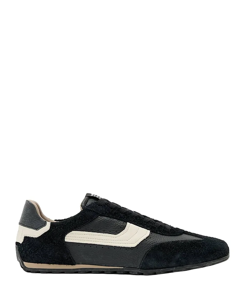 Liam Hex Low Top Leather & Suede Sneakers