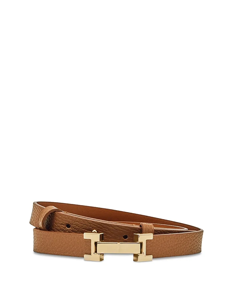 Hayley H Link Leather Belt by Reiss