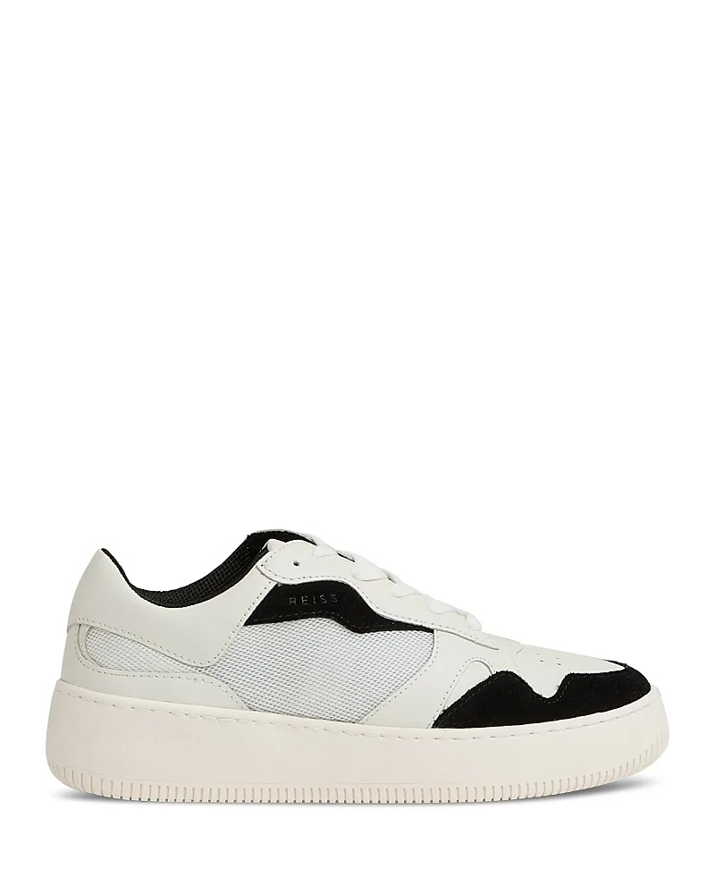 Low Top Trainer Sneakers by Reiss