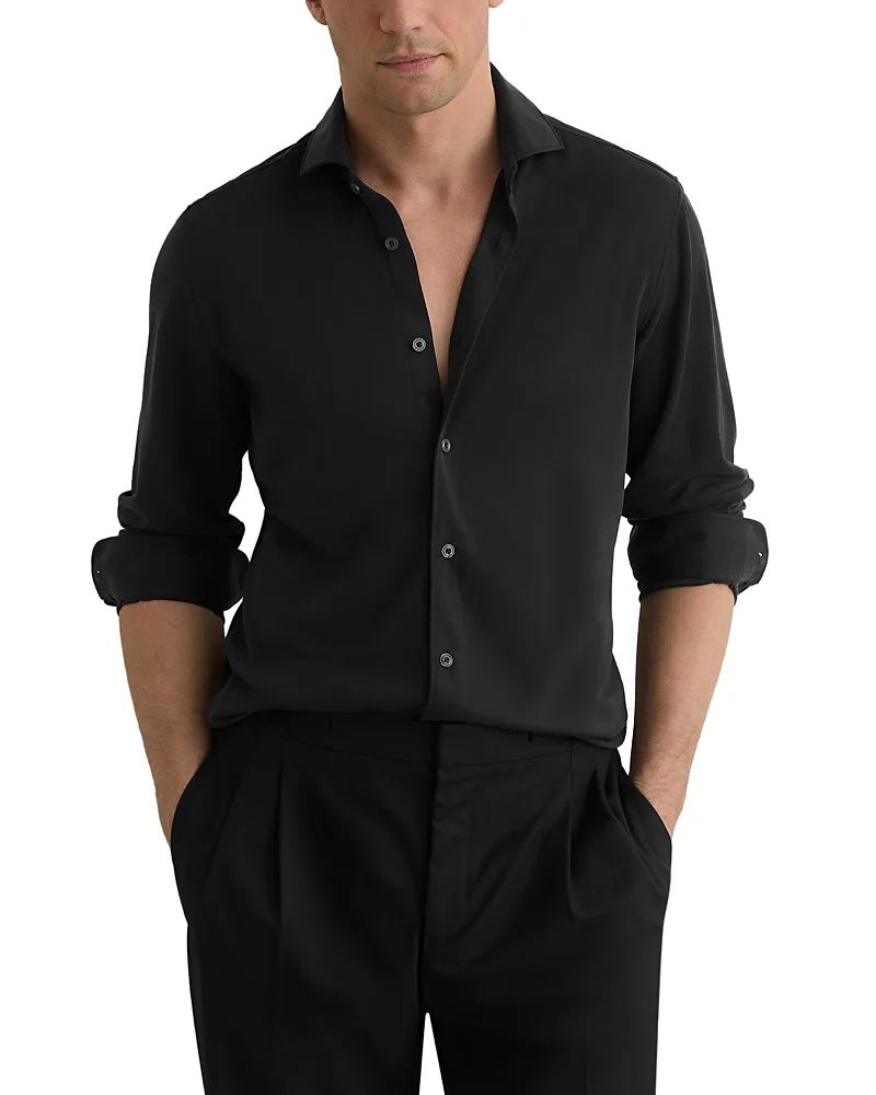 Davaro Regular Fit Stretch Cutaway Shirt by Reiss
