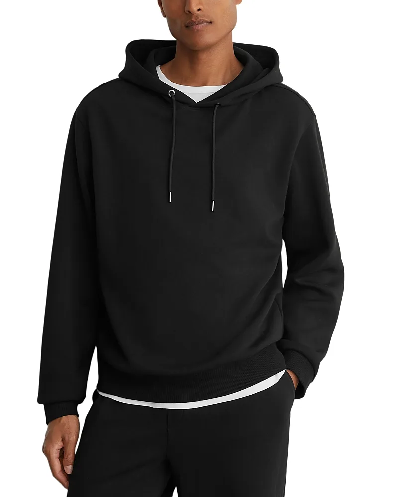 Falco Interlock Relaxed Pullover Hoodie by Reiss