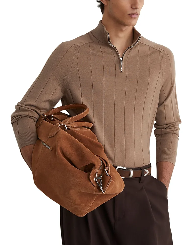 Findlay Half Zip Wool Sweater by Reiss