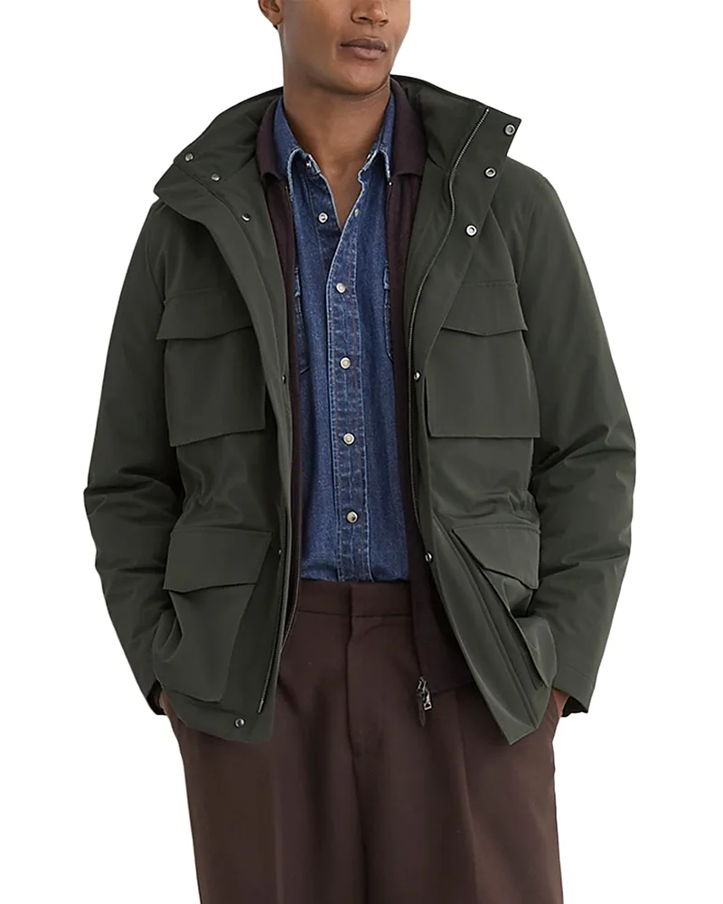 Glick Zip Through Jacket, Removable Hood & Padded Gilet