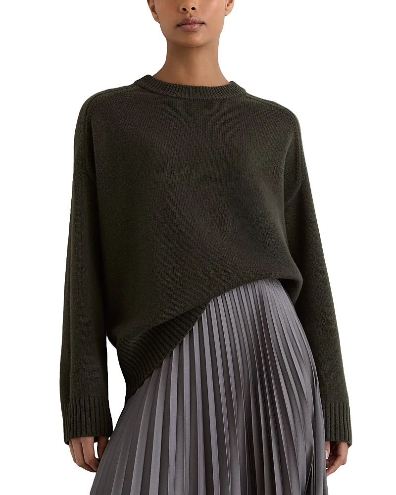 Riley Wool & Cashmere Crewneck Sweater by Reiss