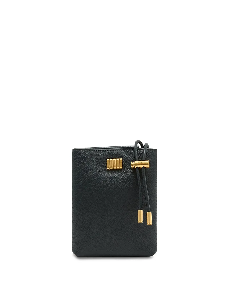 Solene Grained Leather Phone Crossbody by Reiss