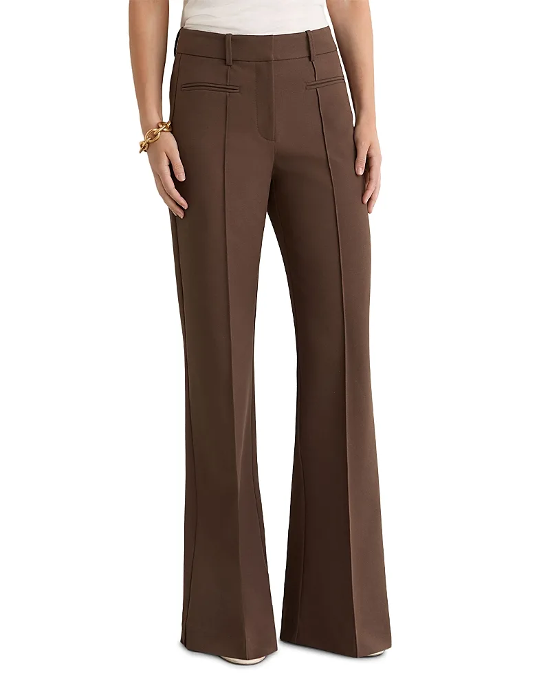 Claude Pinched Seam Flare Pants by Reiss
