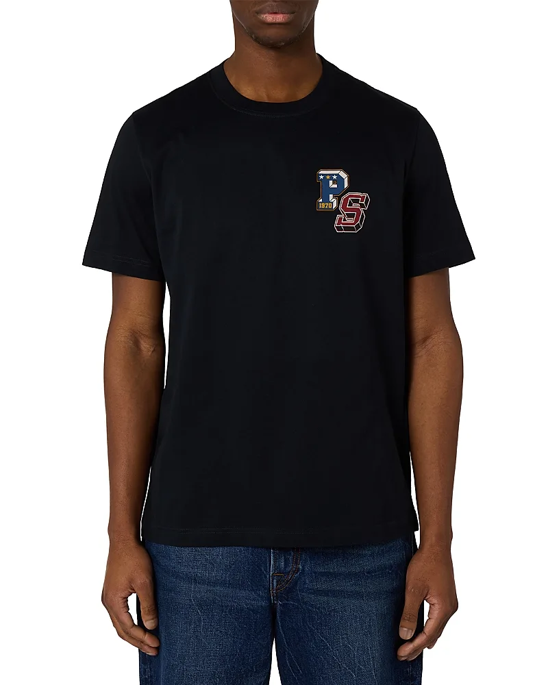 Letter Logo Cotton T-Shirt by Paul Smith