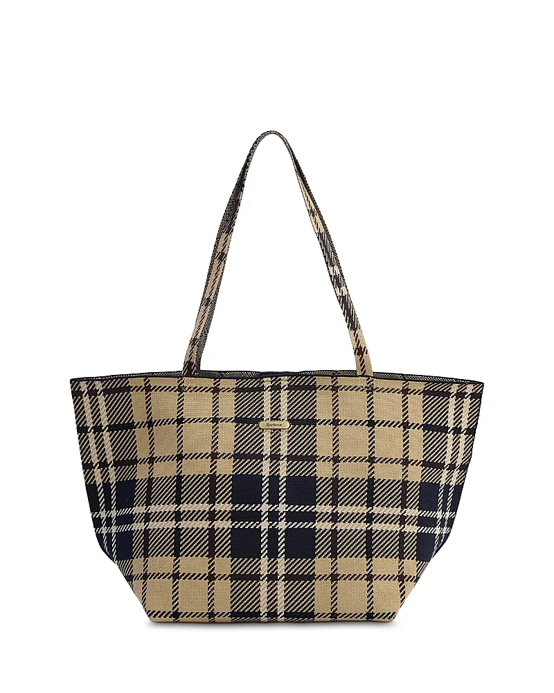 Layla Large Tartan Tote Bag