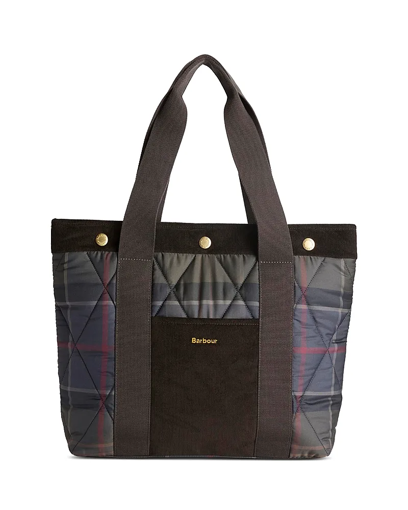 Healy Quilted Tartan Tote Bag by Barbour