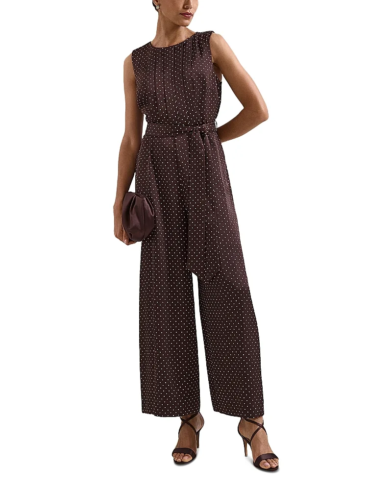 Janine Sleeveless Straight Leg Jumpsuit