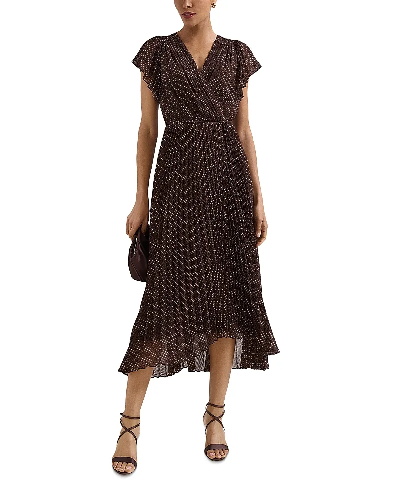 Louisa Faux Wrap High/Low Dress by Phase Eight