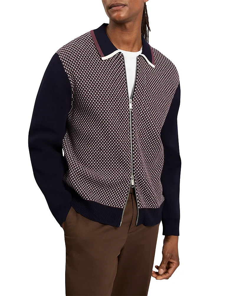 Mescal Long Sleeve Waffle Stitch Jacket