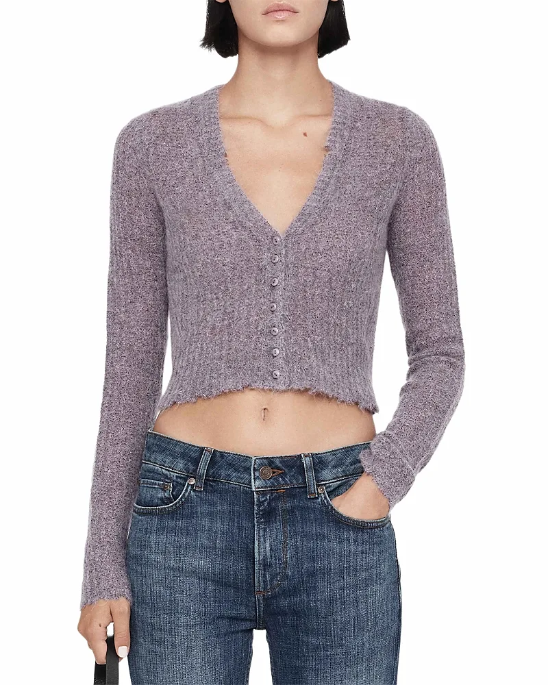 Mabel V Neck Cardigan Sweater by AllSaints
