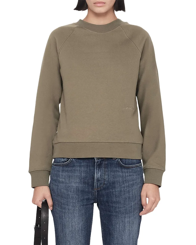 Lily Cotton Raglan Sleeve Sweatshirt by AllSaints
