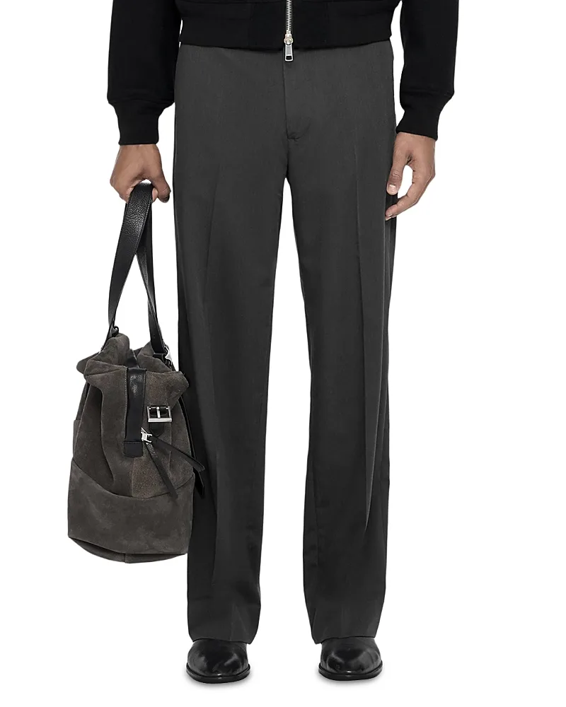 Moor Straight Fit Charcoal Trousers by AllSaints