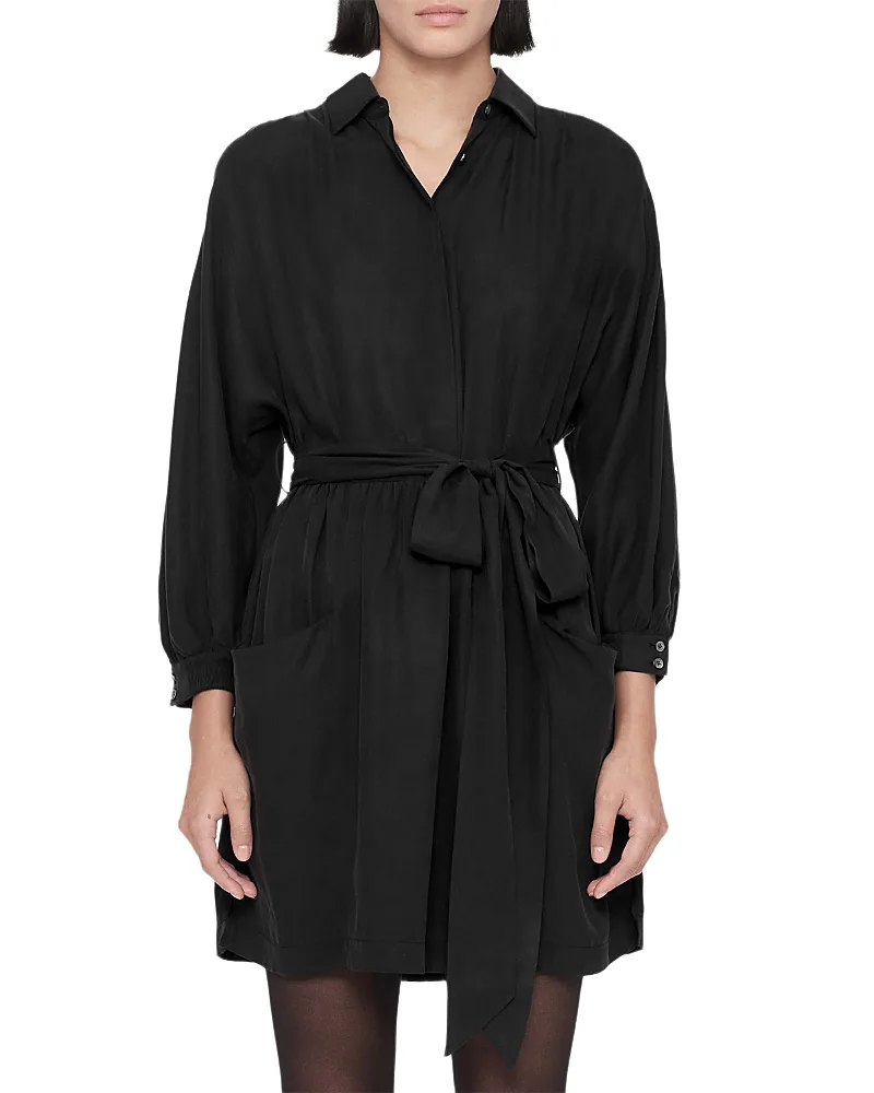 Noora Belted Shirt Dress by AllSaints