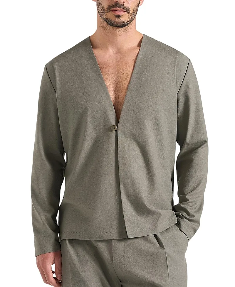 Axel Minimal Kimono Shirt by Maniere De Voir