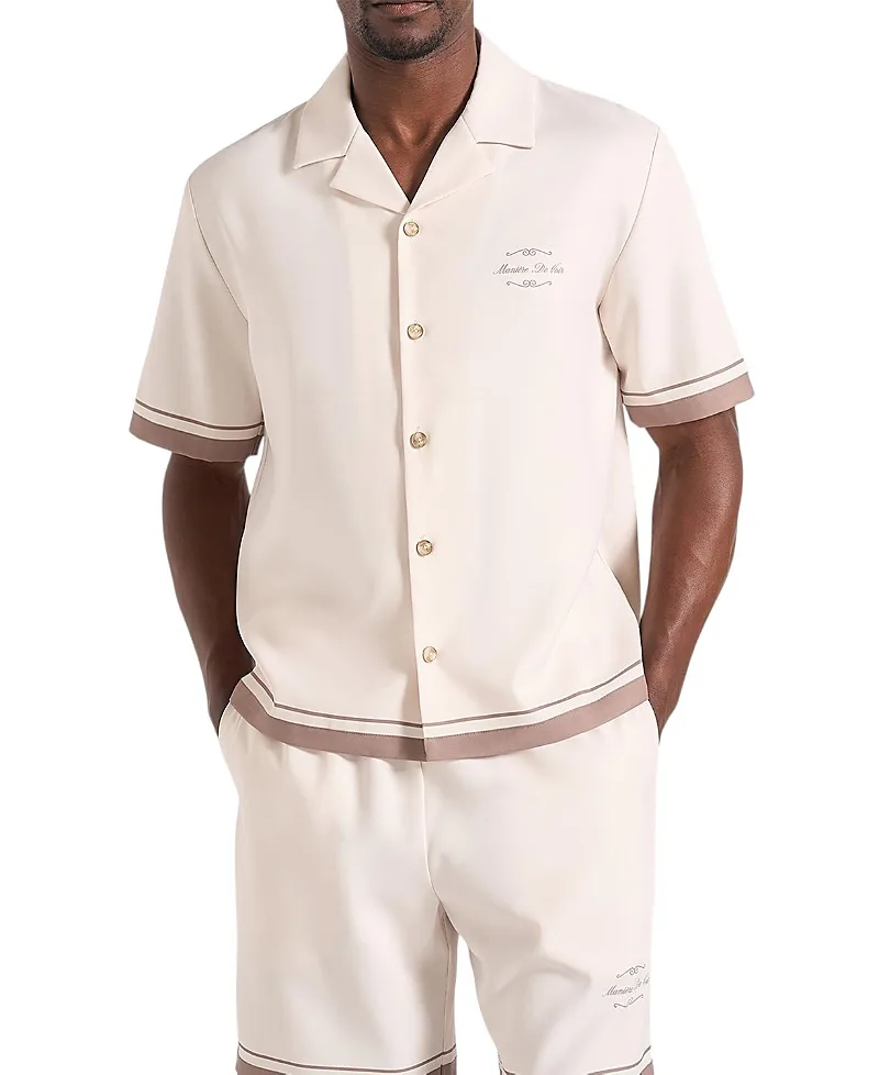 Juan Baroque Resort Shirt by Maniere De Voir