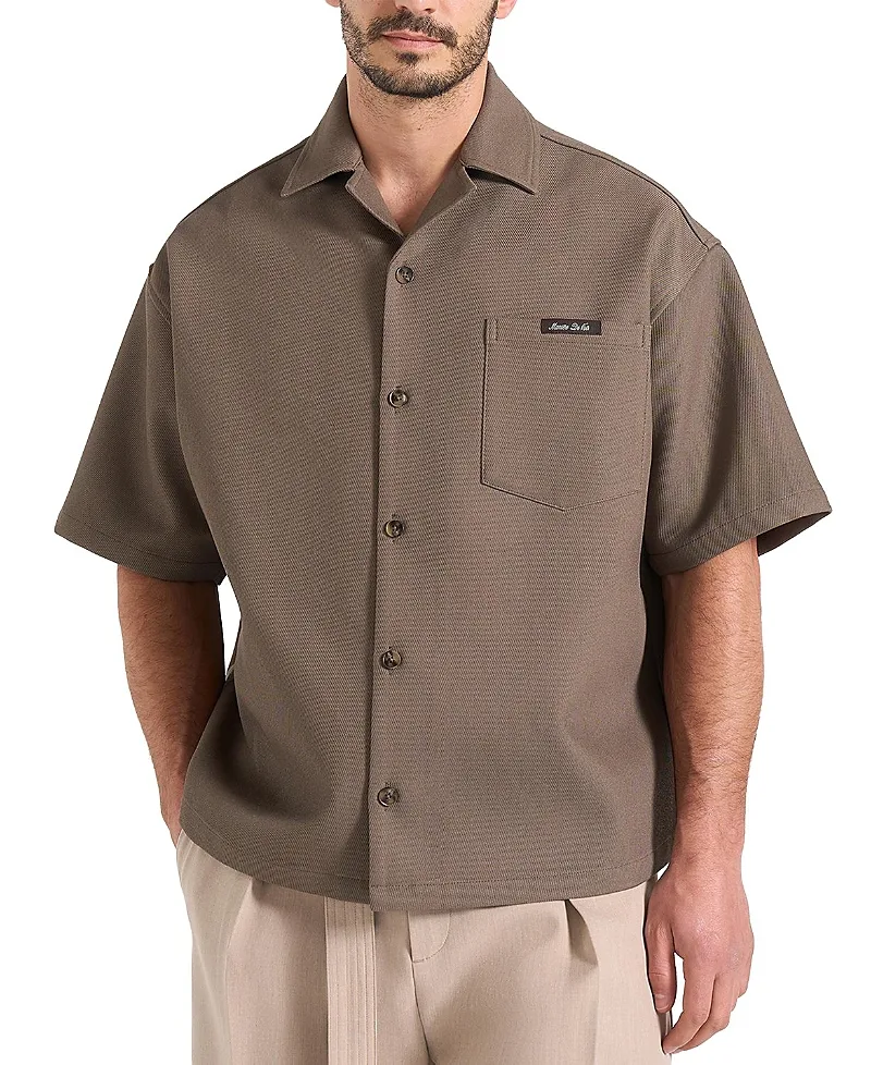 Brook Signature Twill Boxy Shirt