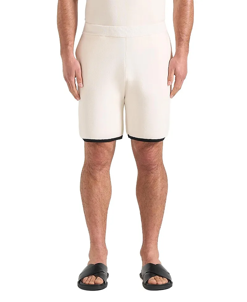 Regis Contrast Detail Knit Shorts