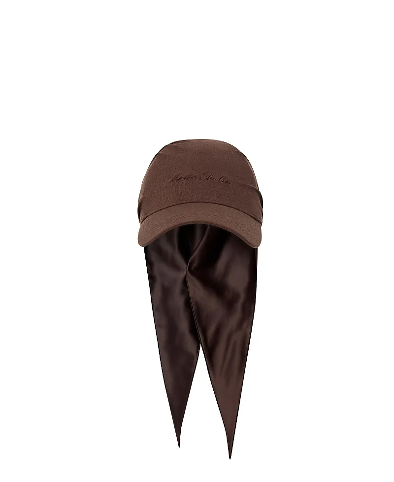 Arianne Linen Cap by Maniere De Voir