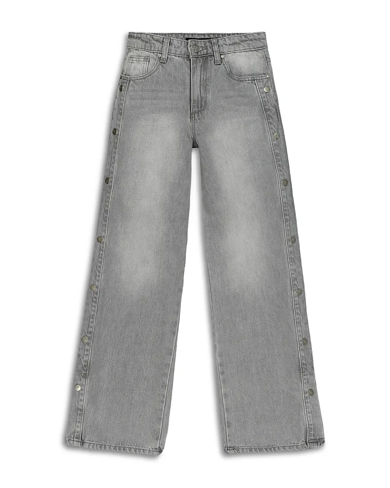 Mia Cotton Side Snap Wide Leg Jeans by Joe's Jeans