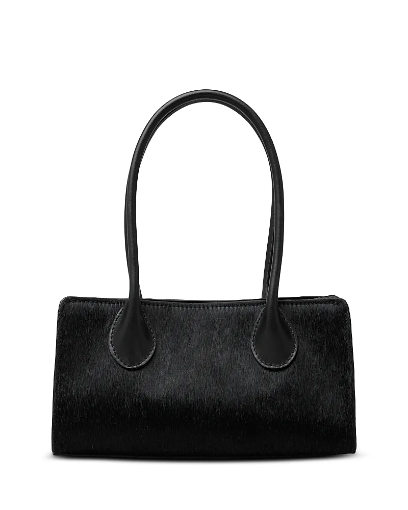 Lou Calf Hair Shoulder Bag by Lie Studio