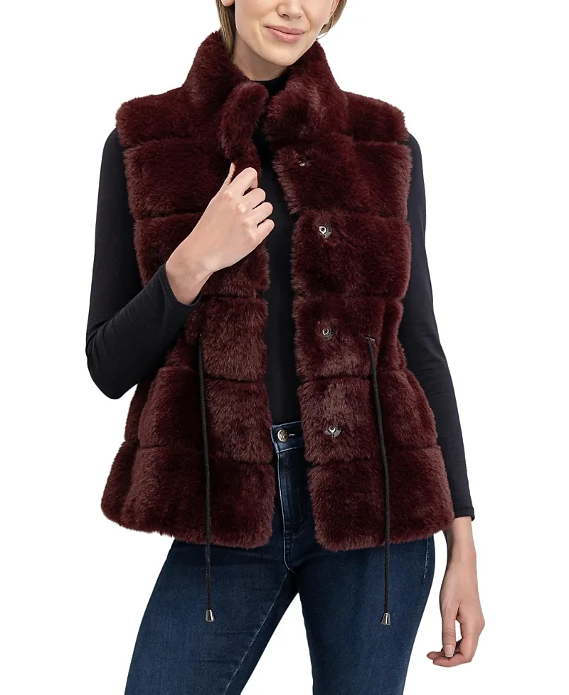 Lyla Grant Faux Fur Rex Rabbit Vest