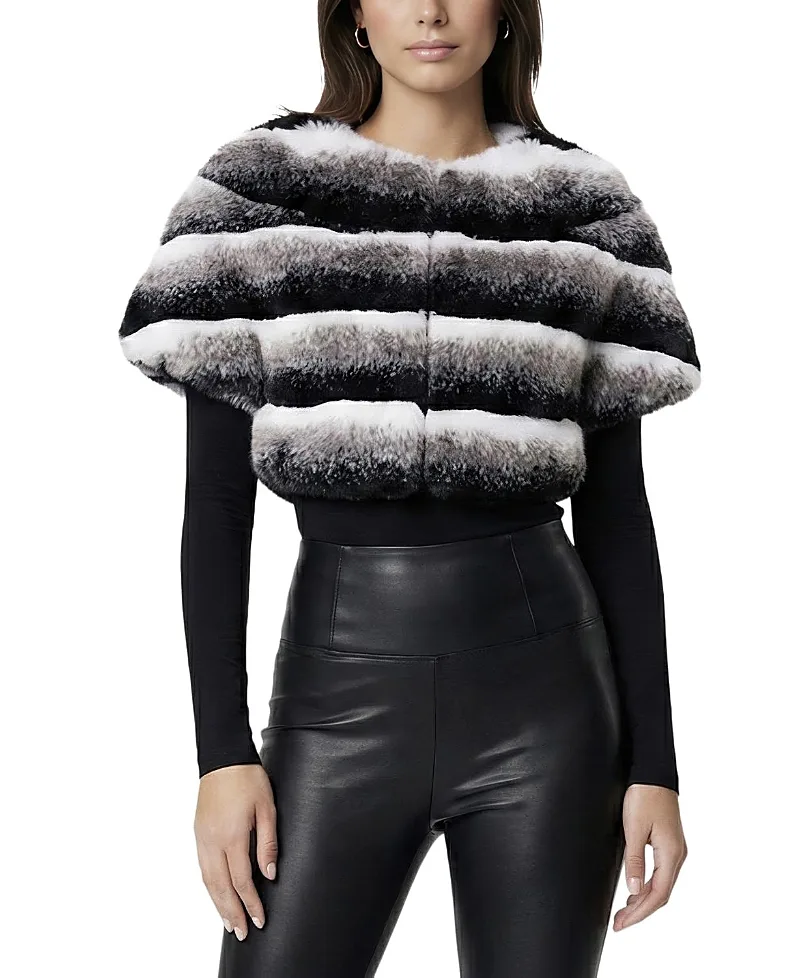 Lyla Grant Faux Fur Chinchilla Stole by Lyla Grant