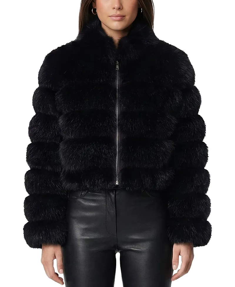 Lyla Grant Faux Fur Fox Reversible Jacket by Lyla Grant