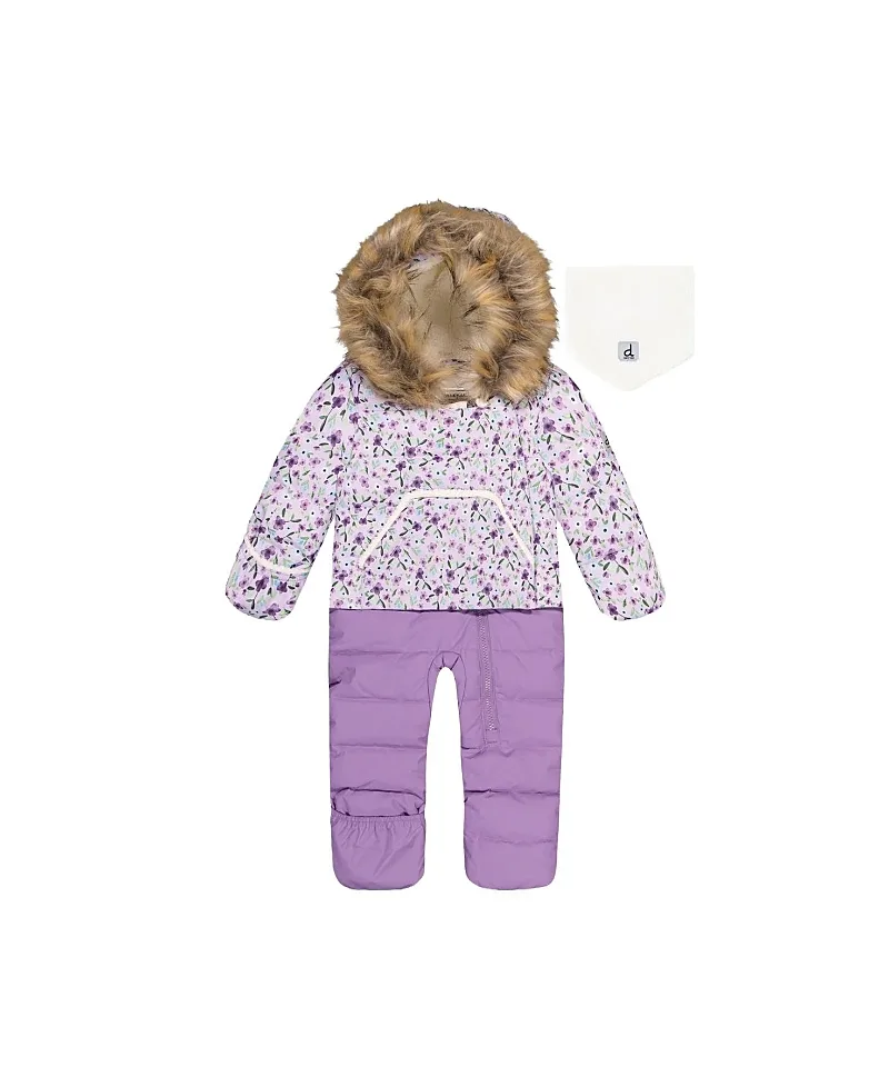 Snug Car Seat Fleece Neckwarmer One Piece Snowsuit by Deux Par Deux