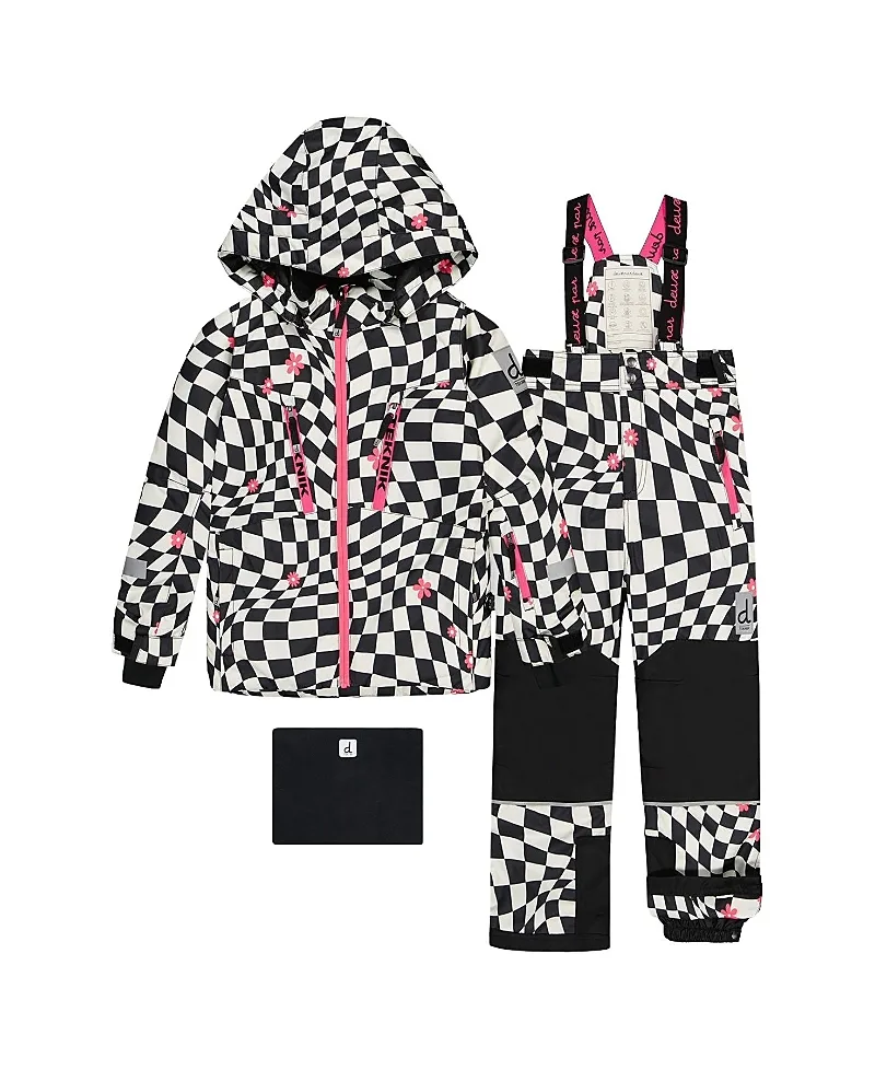 Teknik Expandable Sleeve Fleece Lined Two Piece Jacket & Pants Snowsuit by Deux Par Deux