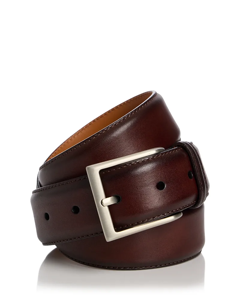 Viento Leather Belt by Magnanni