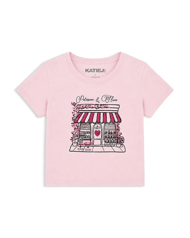 Classic Cotton Graphic Baby Tee by Katiejnyc