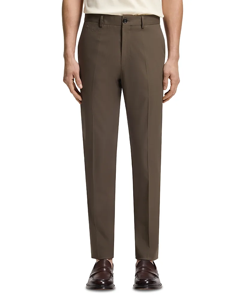 L-Kaiton Slim Fit Cotton Blend Pants by Boss