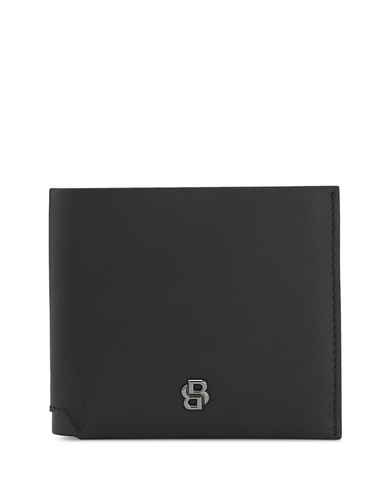 Icon Leather Eight Slot Logo Wallet by Boss