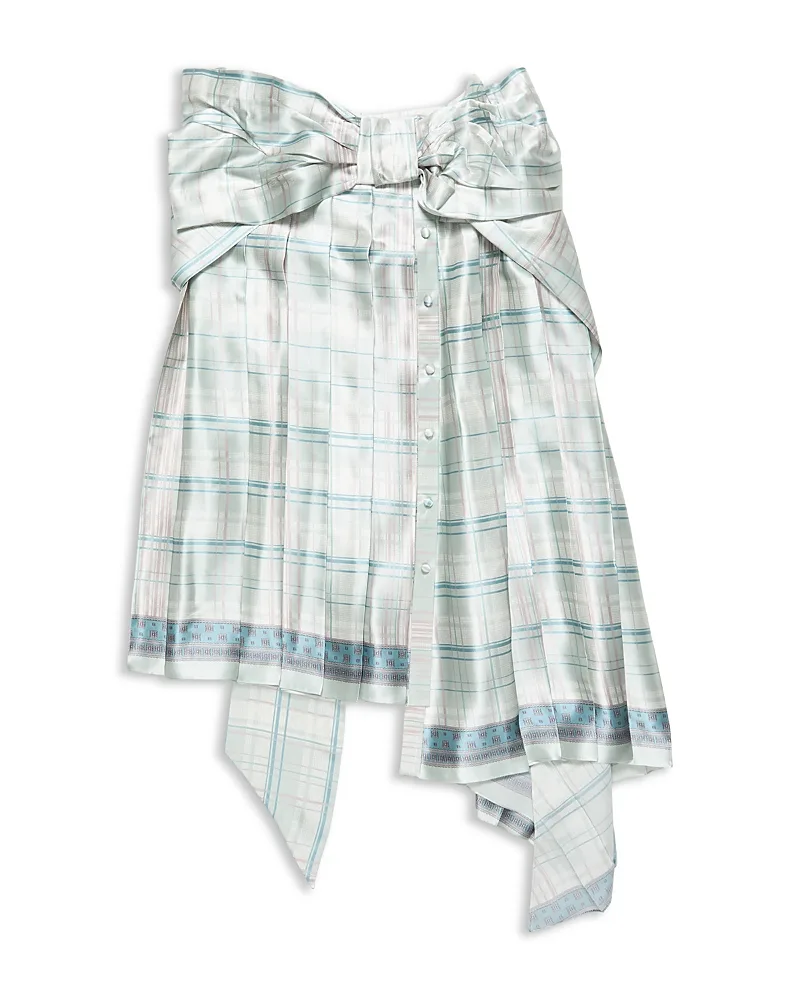Silk Bow Trim Skirt by Acne Studios