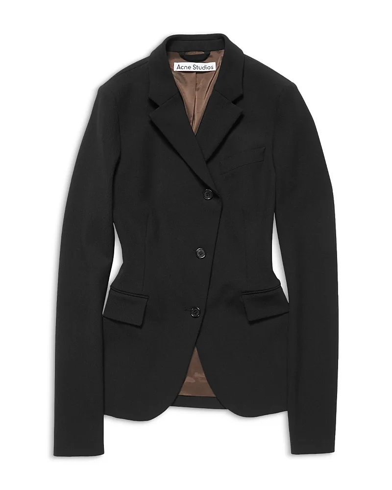 Asymmetric Button Front Blazer by Acne Studios