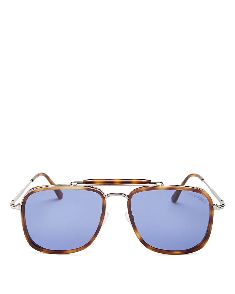 Huck Brow Bar Aviator Sunglasses, 61mm by Tom Ford