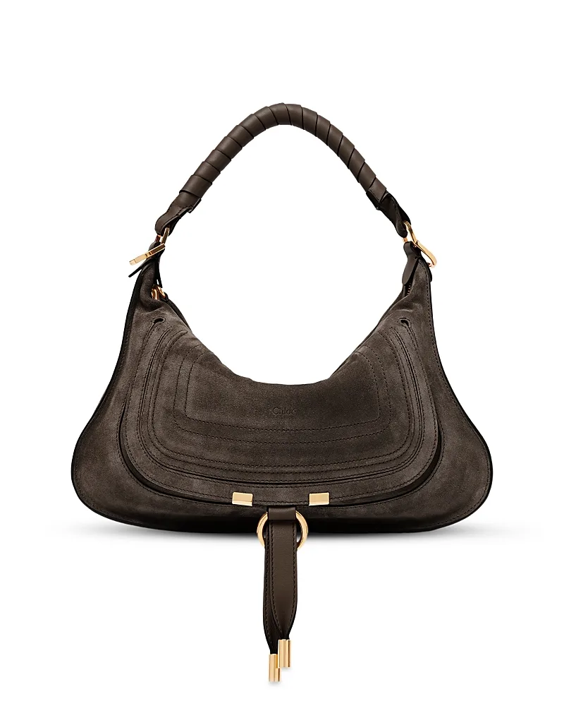 Marcie Suede Shoulder Bag