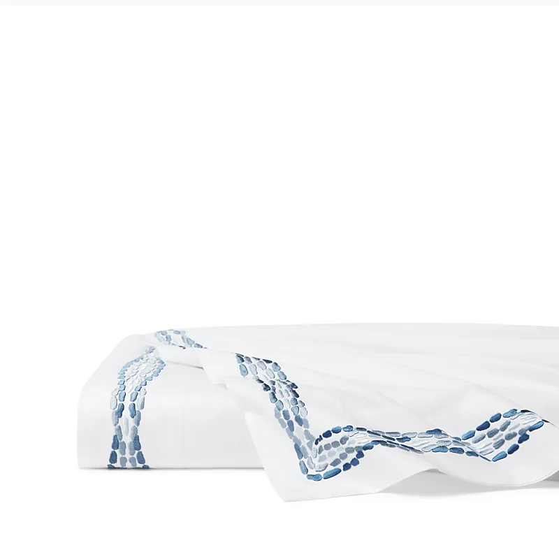 Sferra x Scalamandre Cobblestones Flat Sheet, Twin by Sferra