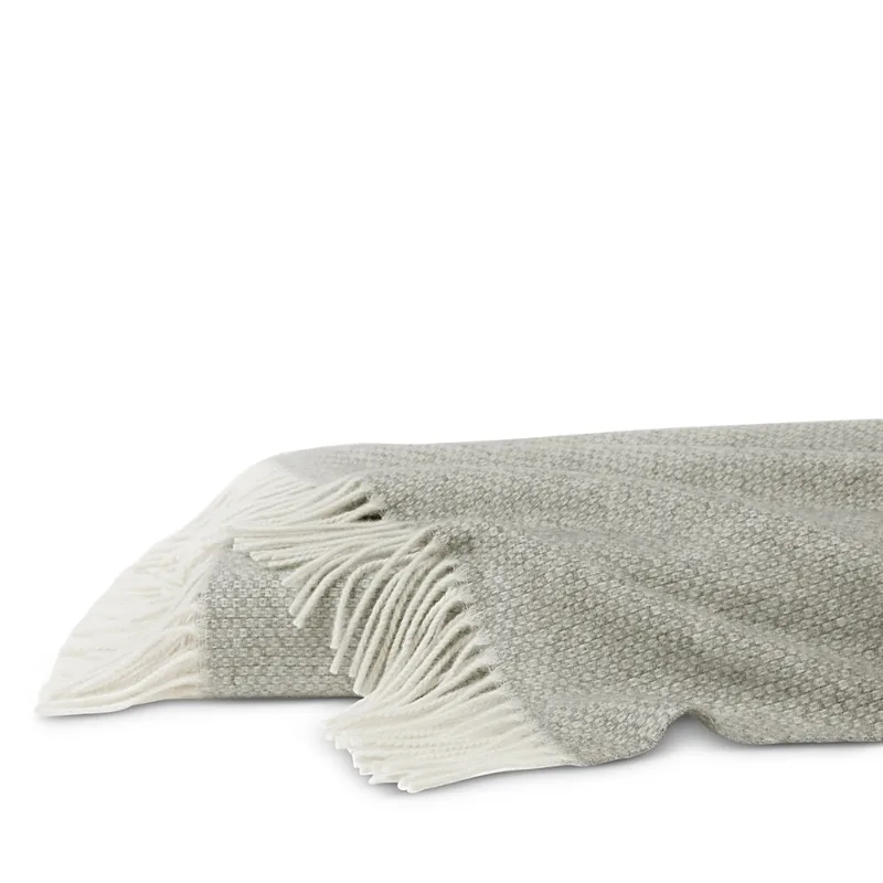 Cervino Wool-Cashmere Throw Blanket by Sferra